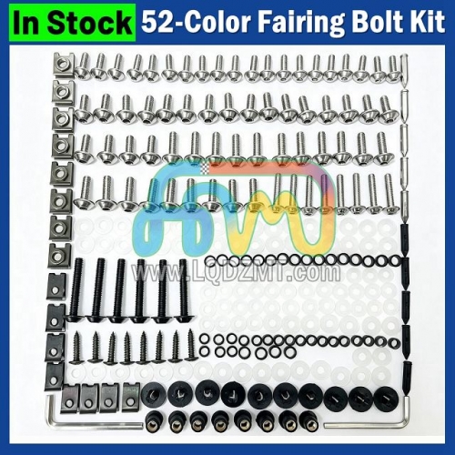 Motorcycle Fairing Mounting Bolt Set for DUCATI 939 939S 16-18 Supersport Hypermotard 16 17 18 2016 2017 2018 Bodywork Screw Nut Kit, CNC Aluminum / Stainless Steel Hardware, Body Cowling Complete Install Hardware Bolts, and Windshield Screws & Nuts