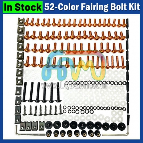 Motorcycle Fairing Mounting Bolt Set for KTM200 Duke 12 13 14 15 16 17 18 19 2012 2013 2015 2016 2017 2018 2019 Bodywork Screw Nut Kit, CNC Aluminum / Stainless Steel Hardware, Body Cowling Complete Install Hardware Bolts, and Windshield Screws & Nuts