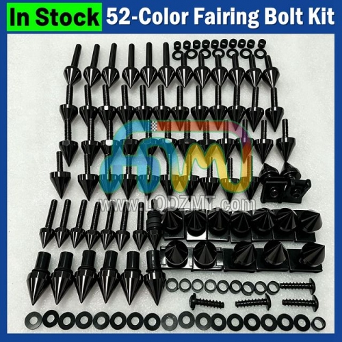 Motorcycle Fairing Mounting Bolt Set for DUCATI Streetfighter V4 Street 20 21 22 23 24 2020 2021 2022 2023 2024 Bodywork Screw Nut Kit, CNC Aluminum / Stainless Steel Hardware, Body Cowling Complete Install Hardware Bolts, and Windshield Screws & Nuts