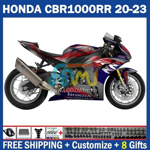 Black Red Blue Injection Molded Motorcycle Fairing Kit 267No.28 – 100% Fitment for HONDA CBR1000RR-R Fireblade SP CBR 1000RR-R 1000 20 21 22 23 CBR1000 RR-R 2020 2021 2022 2023 Complete Body & Bodywork Set with Free Customization & Free Shipping