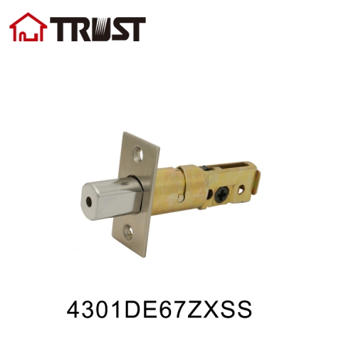 TRUST 4301DE67ZXSS/DE67Z1SS Electronic Latch Adjustable 60/70 Backset Door Bolt For Smart Lock