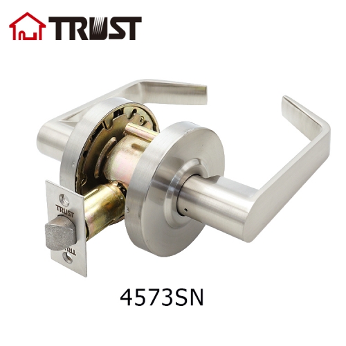 Trust 4573-SN US15 Heavy Duty Grade 2 Commercial Cylindrical Entrance Clutch Function Door Lock
