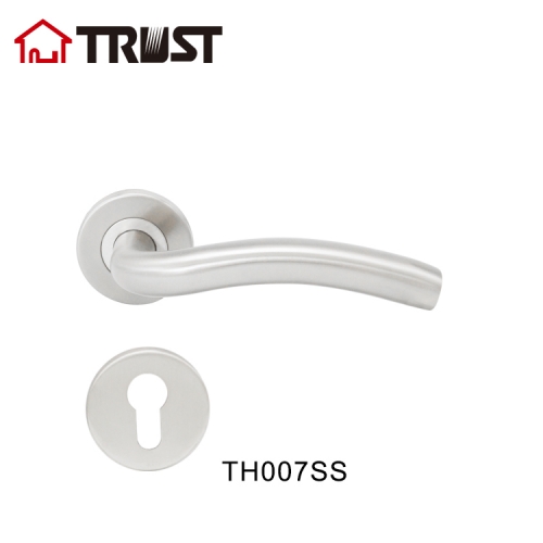 TRUST TH007SS Stainless Steel Lever Handle Front Door Entry Handle Lockset