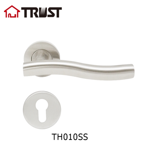 TRUST TH010 Stainless Steel Lever Handle Front Door Entry Handle Lockset