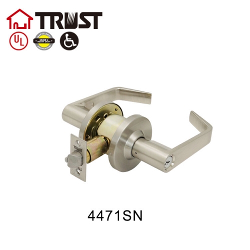 TRUST 44 Series Grade 2 Commercial Entrance Lever Lock With Cylinder