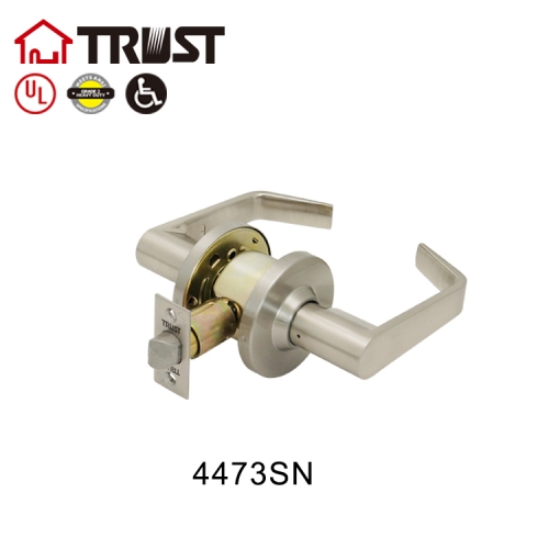 TRUST 44series Heavy Duty Commercial Handle Lockset Passage ANSI Grade 2 Mortise Lever Door Lock