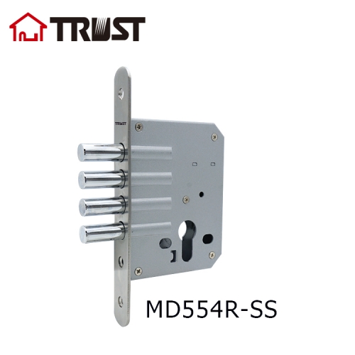 TRUST MD55/45 round bolt Series High Security Mortise Lock  Steel Door Lock Body