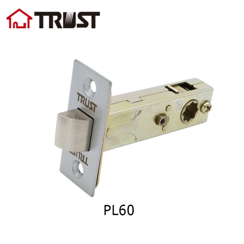 TRUST PL60-BK High Security Stainless Steel Strike Privacy Latch 60mm Backset
