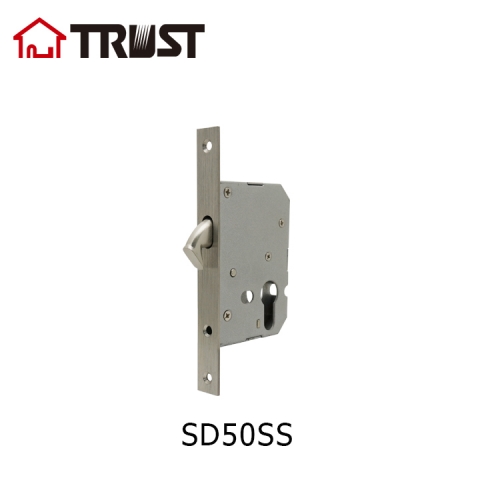 TRUST SD50-SS Sliding Cavity Door Lock SUS304 Mortise Lock