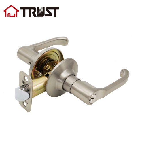 TRUST 6421-SN ANSI Grade 3 Entrance Room Door Levers Brushed Nickel Door Lock