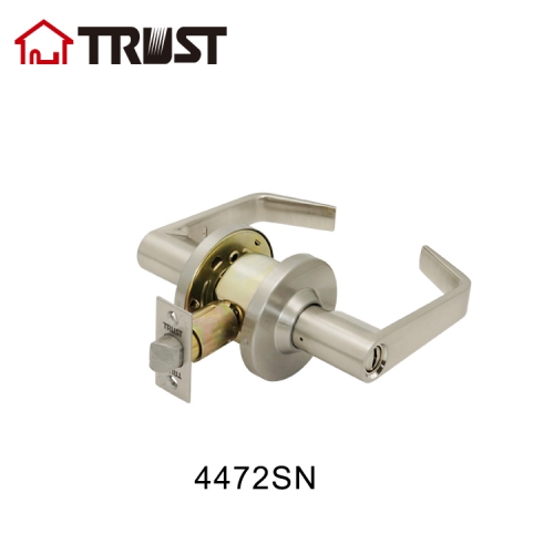 TRUST 4472SN-BK Commercial Door Lock Privacy Function Satin Nickle Finish