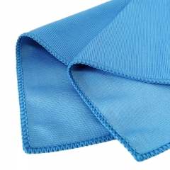 12 x 12 プレミアムマイクロファイバー ブルーガラス＆ウィンドウタオル