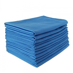 12 x 12 プレミアムマイクロファイバー ブルーガラス＆ウィンドウタオル