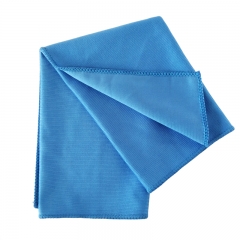 12 x 12 プレミアムマイクロファイバー ブルーガラス＆ウィンドウタオル