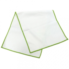 16 X 24 Premium Microfiber Light Blue Waffle Weave Towel
