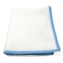 16 X 24 Premium Microfiber Light Blue Waffle Weave Towel
