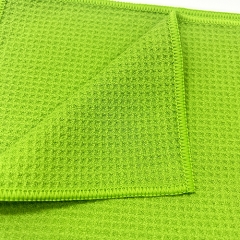 16 X 16 Premium Microfiber Light Blue Waffle Weave Towel