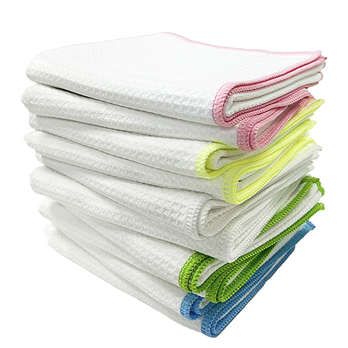 16 X 24 Premium Microfiber Light Blue Waffle Weave Towel