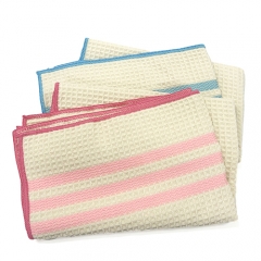 16 X 24 Premium Microfiber Light Blue Waffle Weave Towel
