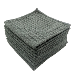 16 X 16 Premium Microfiber Light Blue Waffle Weave Towel