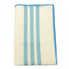 16 X 24 Premium Microfiber Light Blue Waffle Weave Towel