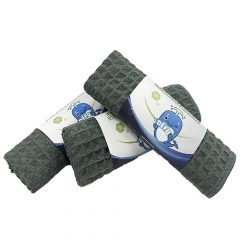 16 X 16 Premium Microfiber Light Blue Waffle Weave Towel