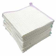 12 X 12 Premium Microfiber Light Blue Waffle Weave Towel