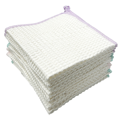 12 X 12 Premium Microfiber Light Blue Waffle Weave Towel
