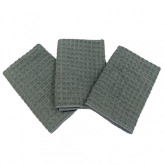 16 X 16 Premium Microfiber Light Blue Waffle Weave Towel