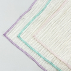 12 X 12 Premium Microfiber Light Blue Waffle Weave Towel