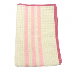 16 X 24 Premium Microfiber Light Blue Waffle Weave Towel