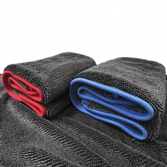 600GSM Microfiber Twisted Car Drying towel