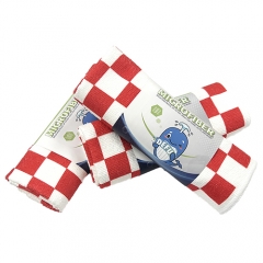 Checkered printed towel