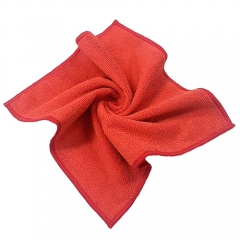 Premium Microfiber Cleaning Cloth Red Car Drying Towel