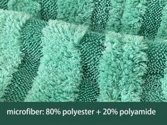 Twisted Loop&Coral fleece towel