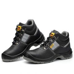 Steel Plate Steel Toe cow leather work safety shoes