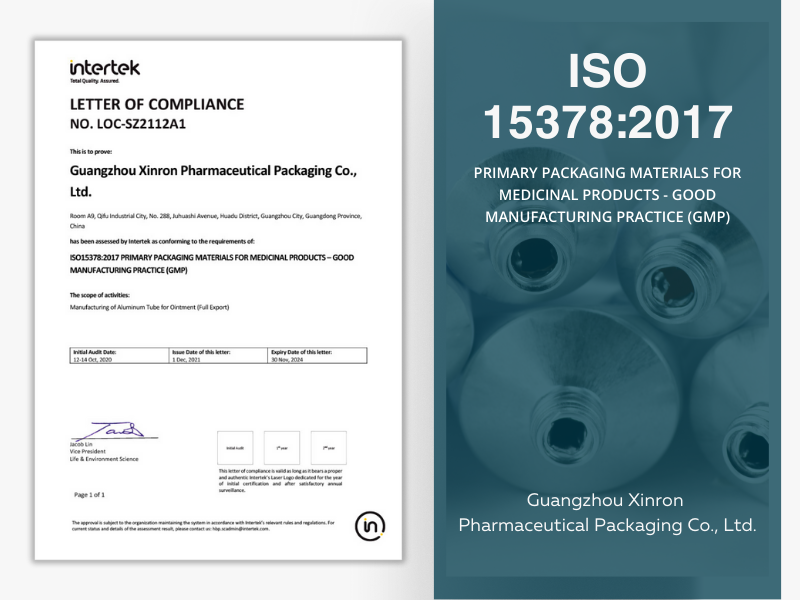 Ensuring Quality and Compliance: Inside Xinron Tube's ISO 15378 Certified Aluminum Tube Manufacturing