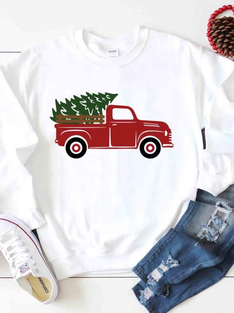 Christmas Truck & Tree Sweatshirt