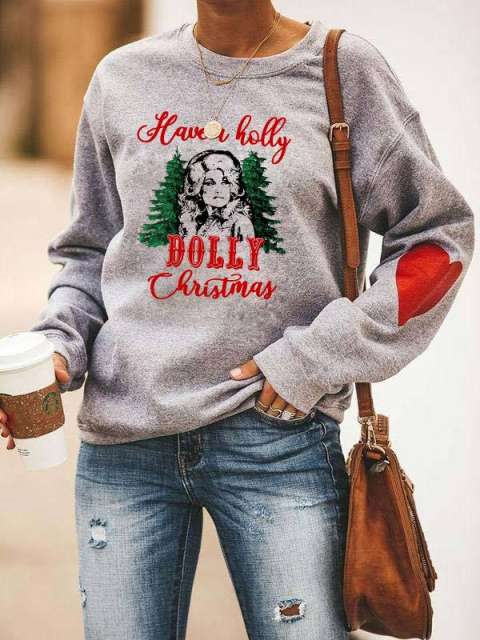 Holly Dolly Heart Sweatshirt