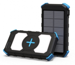 20000mAh wireless solar power bank