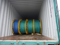 Anti Twisting Galvanized Steel Wire Rope 18mm for pulling two conductors