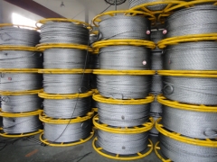 Anti Twisting Galvanized Steel Wire Rope 18mm for pulling two conductors