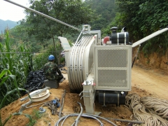 Equipo de tendido de cables aéreas Frenadora hidráulica de 4 toneladas SA-YZ40A