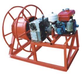 Motorised Cable Take-Up Winch Machine