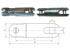 Swivel joints of transmission line stringing accessories