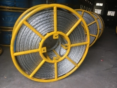 Anti Twist Wire Rope 24MM for stringing 6 conductors