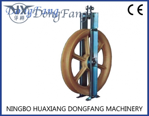 Single Wheel Conductor Stringing Pulley Blocks