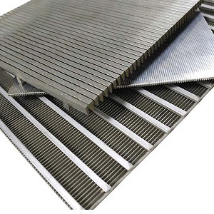 flat wedge wire screen panel