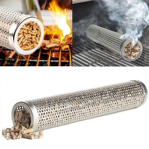 Round Pellet Smoker Tube