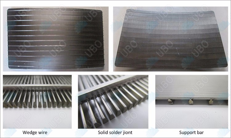 wedge wire filter screen panel